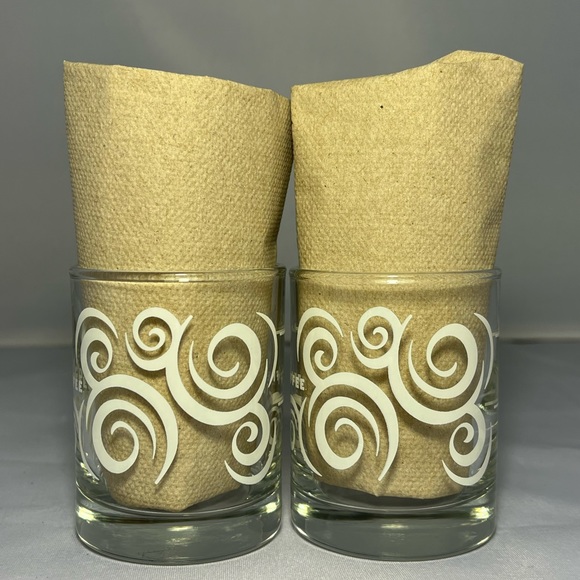 Starbucks Kitchen Vintage Starbucks Aroma Swirls Oz2oz White Satin